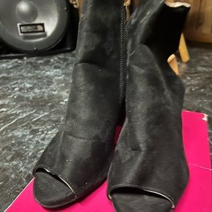 Black shoe boots only wore once